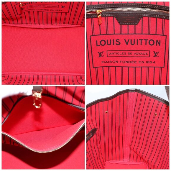 LOUIS VUITTON Damier Ebene Neverfull MM Tote Bag N51105 LV Auth ar10580SA - Picture 15 of 16